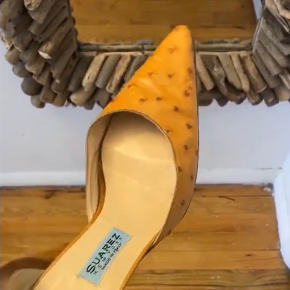 Vintage Suarez ostrich heels